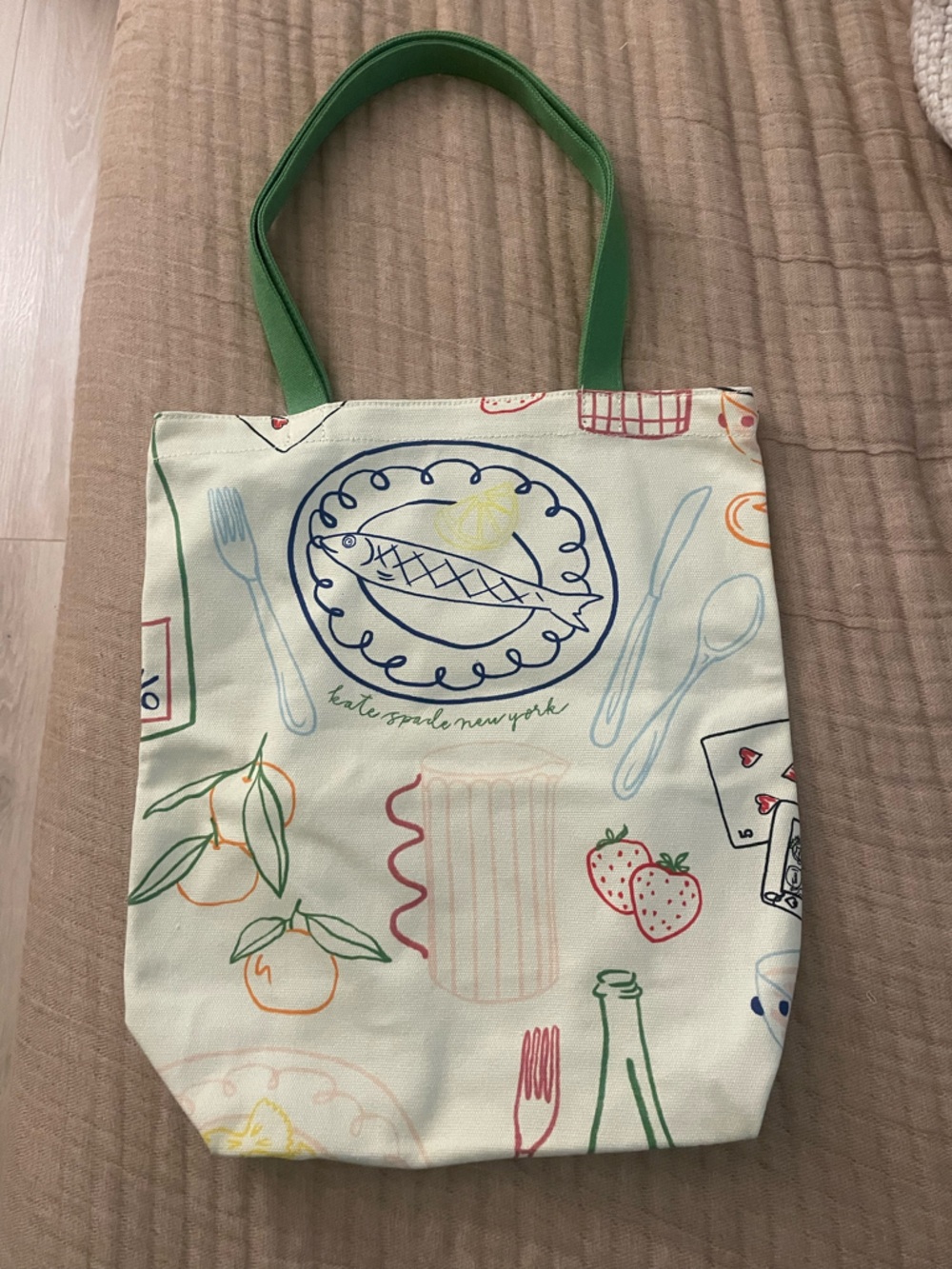 Kate Spade Canvas Tote 💚